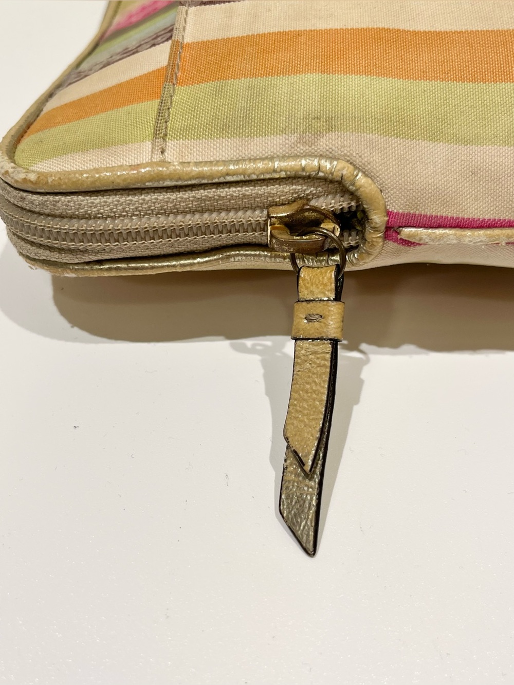 Coach Poppy Sequin Legacy Stripe Ipad Tablet Case REHAB - Picture 8 of 14